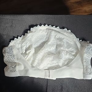 Elegant White Lace Bralette